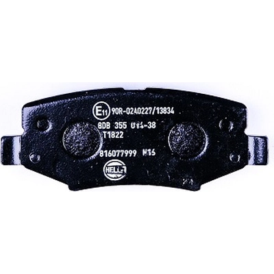 Rear Semi Metallic Pads by HELLA PAGID - 355014381 pa4