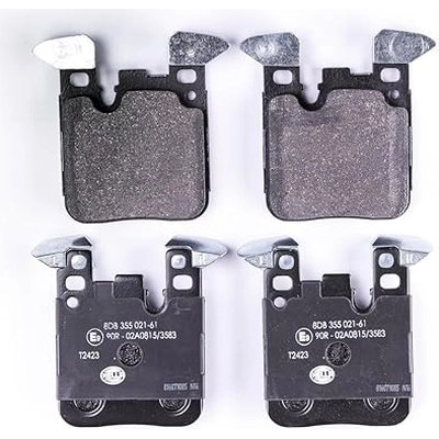 Rear Semi Metallic Pads by HELLA PAGID - 355021611 pa2