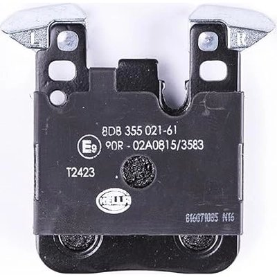 Rear Semi Metallic Pads by HELLA PAGID - 355021611 pa3