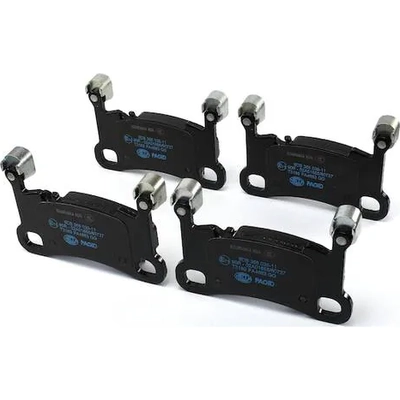 Rear Semi Metallic Pads by HELLA PAGID - 355039111 pa1