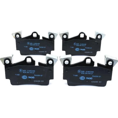 Rear Semi Metallic Pads by HELLA PAGID - 355043211 pa2