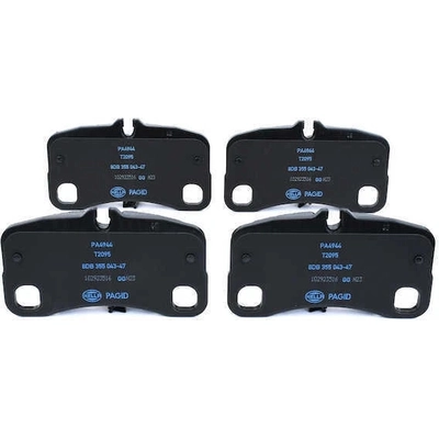 Rear Semi Metallic Pads by HELLA PAGID - 355043471 pa1