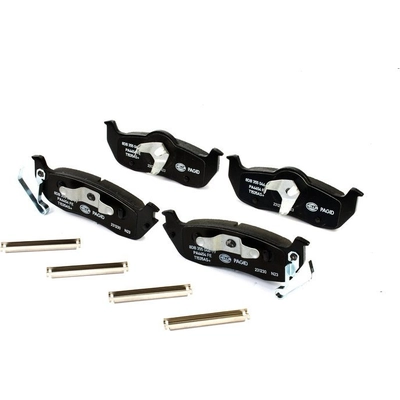 Rear Semi Metallic Pads by HELLA PAGID - 355046991 pa1