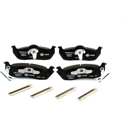 Rear Semi Metallic Pads by HELLA PAGID - 355046991 pa2