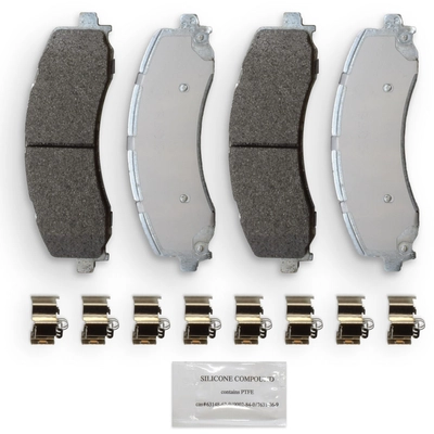 NRS BRAKE - NS2225 - Premium Galvanized Disc Brake Pad Set pa1