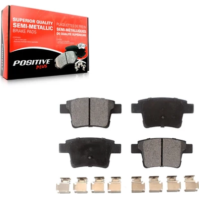 Rear Semi Metallic Pads by POSITIVE PLUS - PPF-D1071 pa5