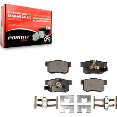 Rear Semi Metallic Pads by POSITIVE PLUS - PPF-D1086 pa5