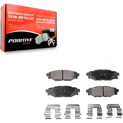 Rear Semi Metallic Pads by POSITIVE PLUS - PPF-D1114 pa4