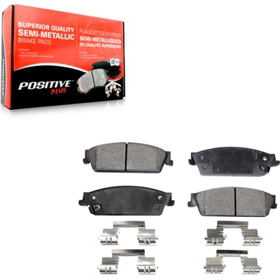 Rear Semi Metallic Pads by POSITIVE PLUS - PPF-D1194 pa4