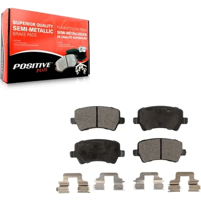 Rear Semi Metallic Pads by POSITIVE PLUS - PPF-D1307 pa3
