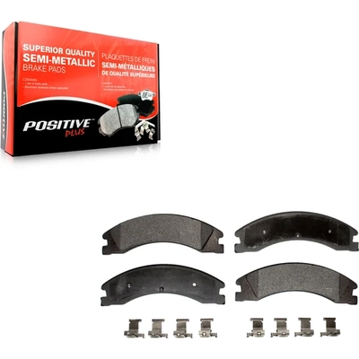 Rear Semi Metallic Pads by POSITIVE PLUS - PPF-D1330 pa4