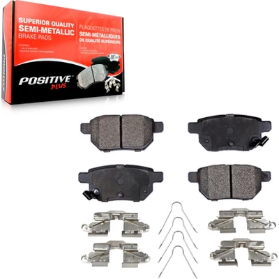 Rear Semi Metallic Pads by POSITIVE PLUS - PPF-D1423 pa5