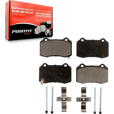 Rear Semi Metallic Pads by POSITIVE PLUS - PPF-D1428 pa5