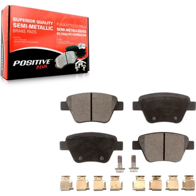 Rear Semi Metallic Pads by POSITIVE PLUS - PPF-D1456 pa5