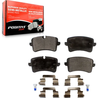 Rear Semi Metallic Pads by POSITIVE PLUS - PPF-D1547 pa4