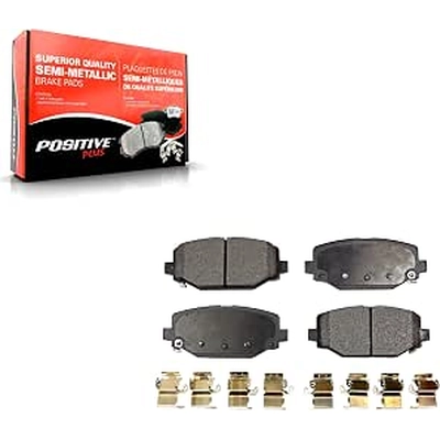 Rear Semi Metallic Pads by POSITIVE PLUS - PPF-D1596 pa4