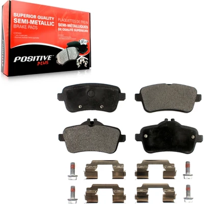 Rear Semi Metallic Pads by POSITIVE PLUS - PPF-D1630 pa3