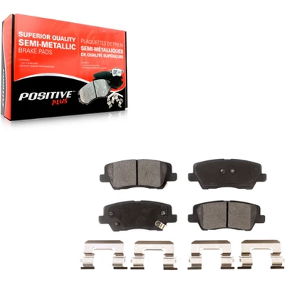 Rear Semi Metallic Pads by POSITIVE PLUS - PPF-D1659 pa5
