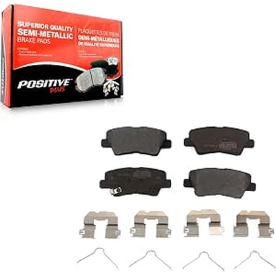Rear Semi Metallic Pads by POSITIVE PLUS - PPF-D1812 pa4