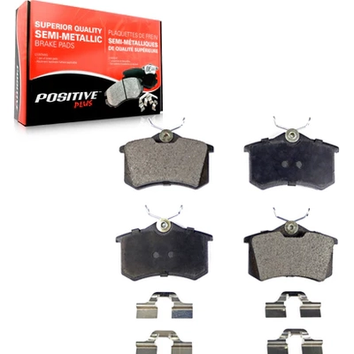 Rear Semi Metallic Pads by POSITIVE PLUS - PPF-D340 pa3