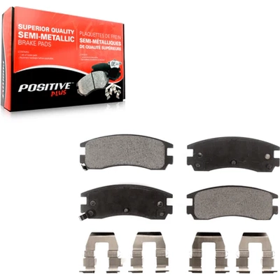 Rear Semi Metallic Pads by POSITIVE PLUS - PPF-D508 pa4