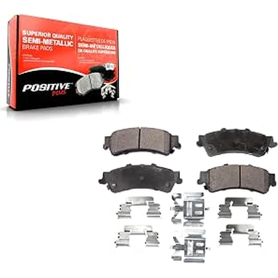 Rear Semi Metallic Pads by POSITIVE PLUS - PPF-D792 pa5