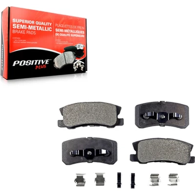 Rear Semi Metallic Pads by POSITIVE PLUS - PPF-D868 pa5