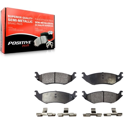Rear Semi Metallic Pads by POSITIVE PLUS - PPF-D898 pa4