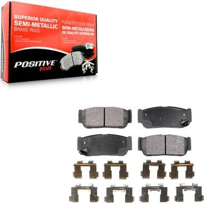 Rear Semi Metallic Pads by POSITIVE PLUS - PPF-D954 pa3