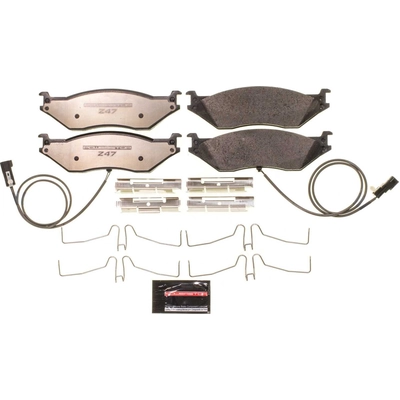 Rear Semi Metallic Pads by POWER STOP - Z47-1066C pa2