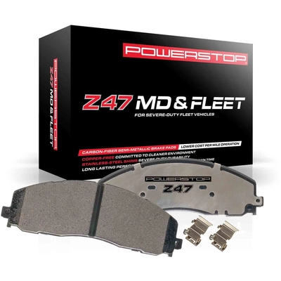 Rear Semi Metallic Pads by POWER STOP - Z47-1330 pa1