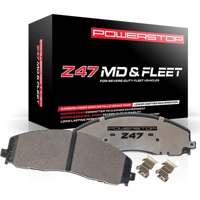Rear Semi Metallic Pads by POWER STOP - Z47-786 pa1