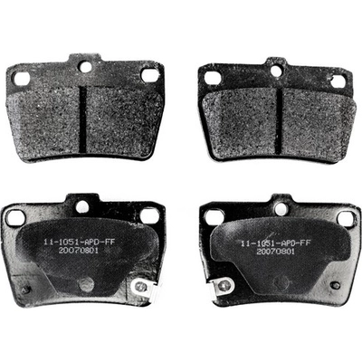 Rear Semi Metallic Pads by PROMAX - 11-1051 pa2