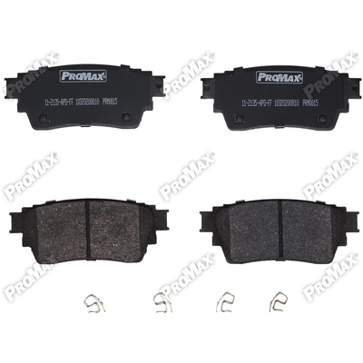 Rear Semi Metallic Pads by PROMAX - 11-2135 pa2