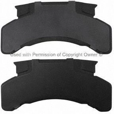 Rear Semi Metallic Pads by QUALITY-BUILT - 1000-0224M pa2