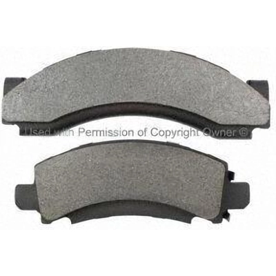 Rear Semi Metallic Pads by QUALITY-BUILT - 1000-0543M pa7