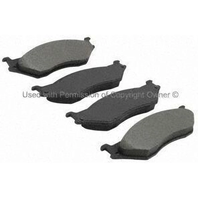 Rear Semi Metallic Pads by QUALITY-BUILT - 1000-0777M pa1