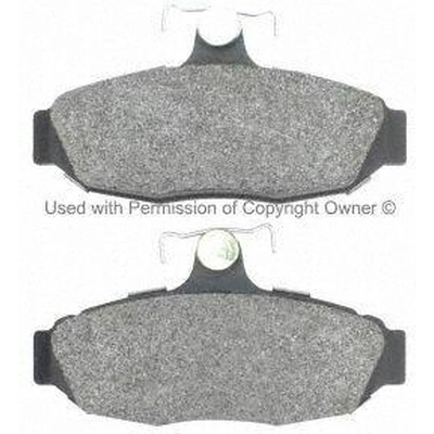 Rear Semi Metallic Pads by QUALITY-BUILT - 1001-0545M pa3