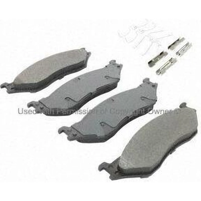 Rear Semi Metallic Pads by QUALITY-BUILT - 1001-1066M pa1