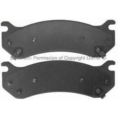 Rear Semi Metallic Pads by QUALITY-BUILT - 1002-0785M pa7