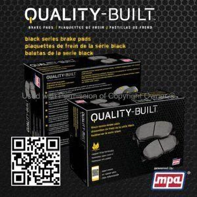 Rear Semi Metallic Pads by QUALITY-BUILT - 1003-0340M pa6