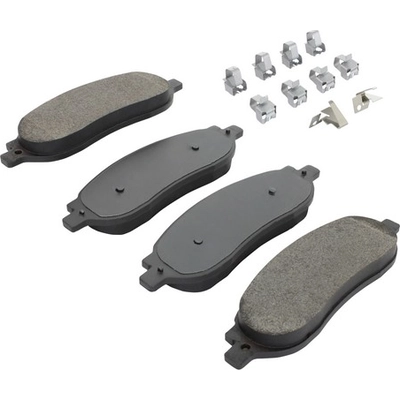 Rear Semi Metallic Pads by QUALITY-BUILT - 1003-1068M pa3