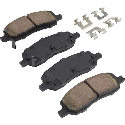 Rear Semi Metallic Pads by QUALITY-BUILT - 1003-1172M pa3