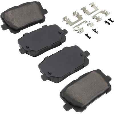 Rear Semi Metallic Pads by QUALITY-BUILT - 1003-1766M pa3