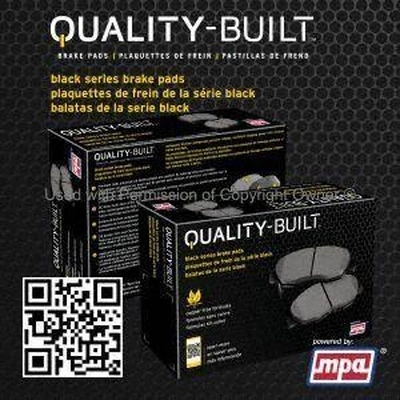 Rear Semi Metallic Pads by QUALITY-BUILT - 1003-1821M pa2