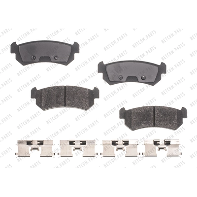 RS PARTS - RSD1036MH - Rear Semi Metallic Pads pa1