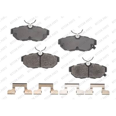 Rear Semi Metallic Pads by RS PARTS - RSD1465MH pa1