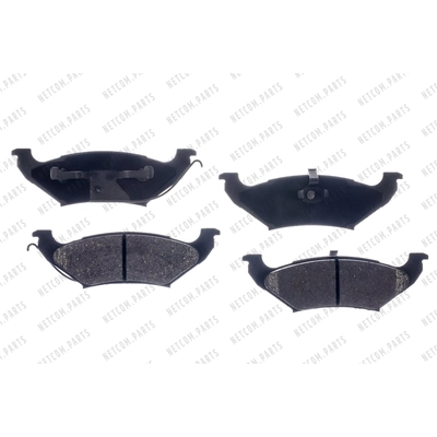 Rear Semi Metallic Pads by RS PARTS - RSD662MH pa2
