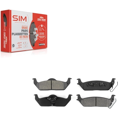 Rear Semi Metallic Pads by SIM - SIM-1012 pa5