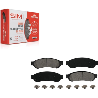 Rear Semi Metallic Pads by SIM - SIM-1067 pa4
